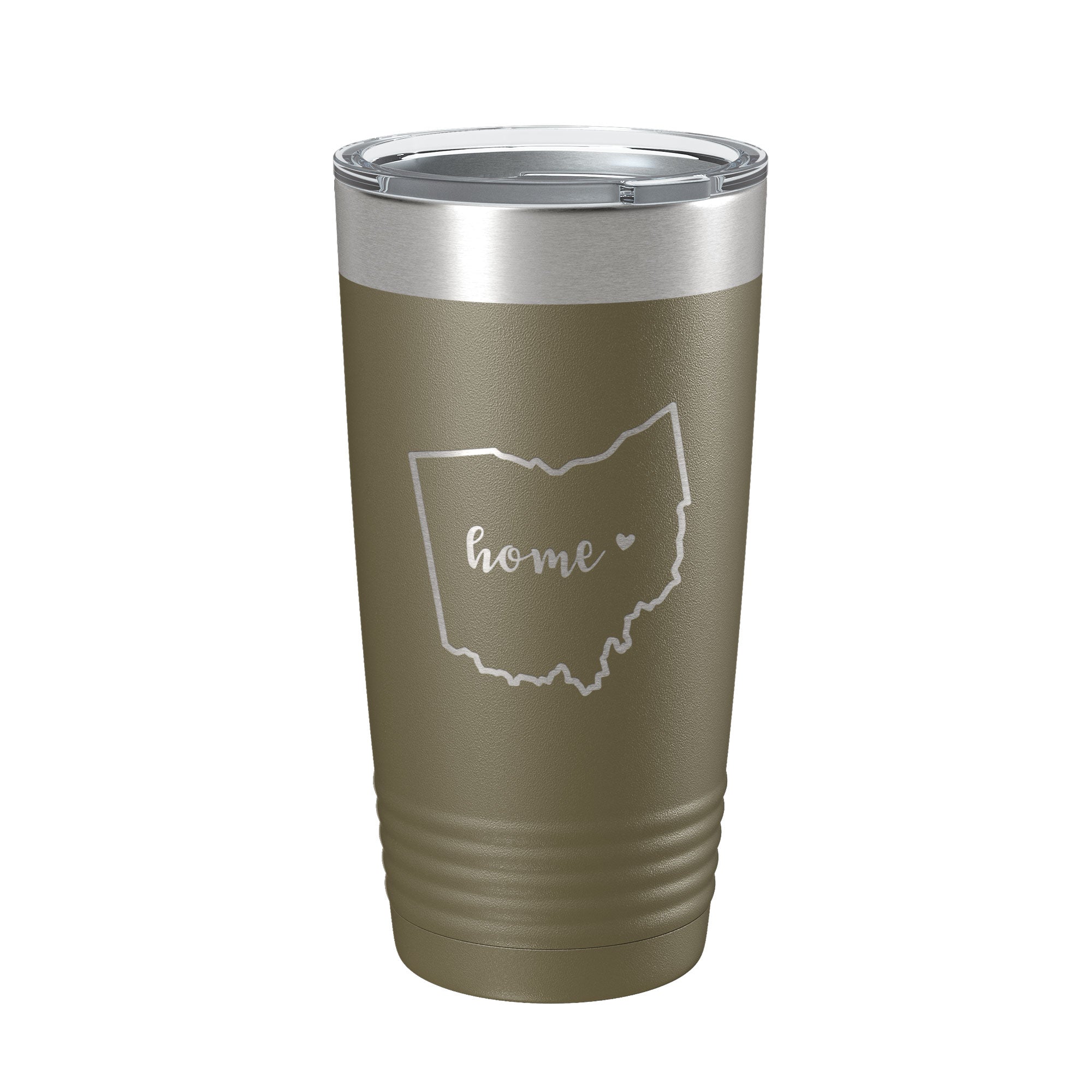 Ohio Tumbler Home State Travel Mug Insulated Laser Engraved Map Coffee Cup 20 oz